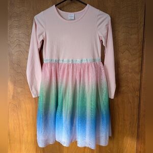 Hanna Andersson Ombré Dress In Soft Tulle EUC